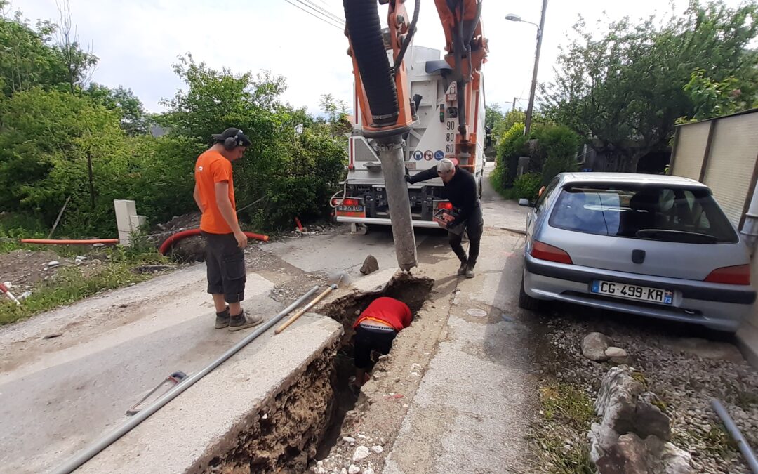 Enfouissement La Serraz