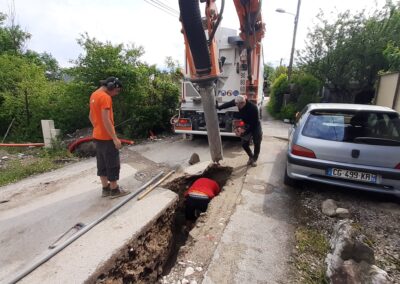 Enfouissement La Serraz